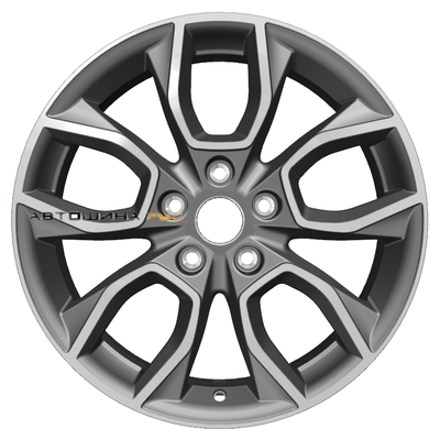 Khomen Wheels 7x17/5x112 ET40 D57,1 KHW1713 (Kodiaq/Tiguan) Gray-FP