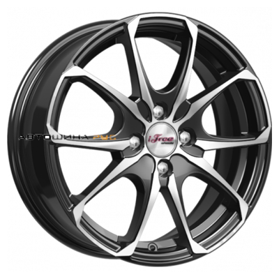 iFree 6x16/5x112 ET45 D57,1 Такеши (КС877) Блэк Джек