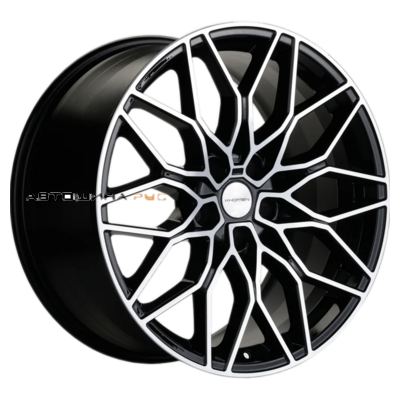 Khomen Wheels 8,5x19/5x112 ET28 D66,6 KHW1902 (Audi/VW) Black-FP