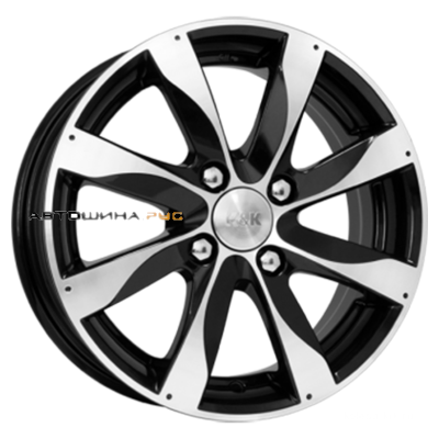 K&K 5,5x14/4x98 ET40 D58,5 Джемини (КС480) Алмаз черный