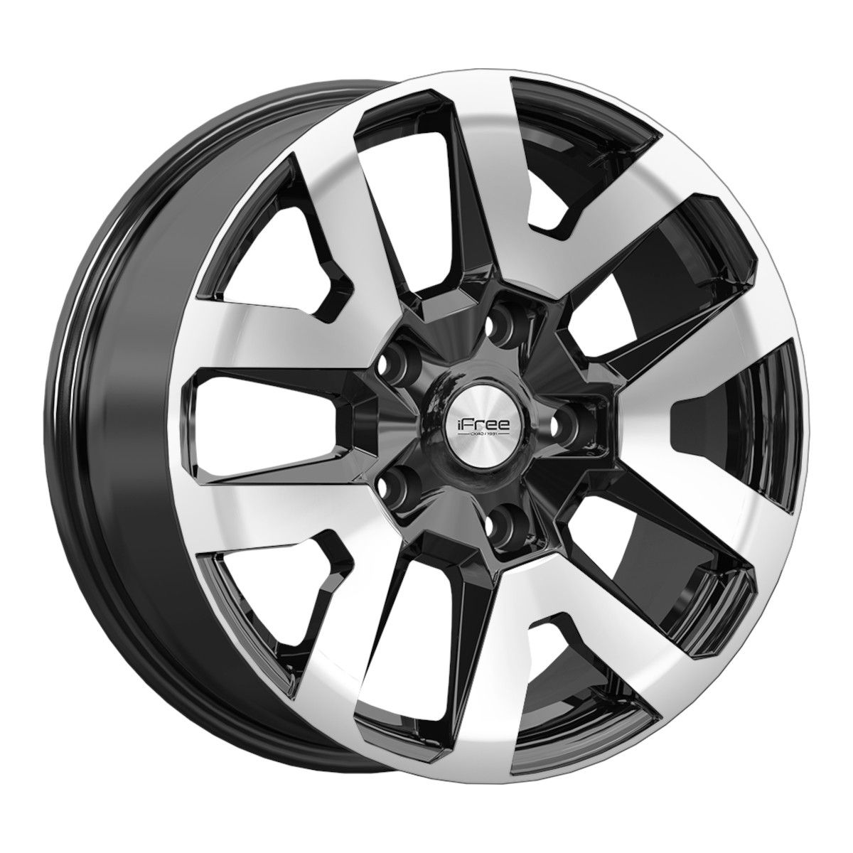 iFree Original  Трикстер (КС1170)  7,0\R17 5*139,7 ET40  d98  Алмаз черный  [83958]  Niva  Fb max 540 kg