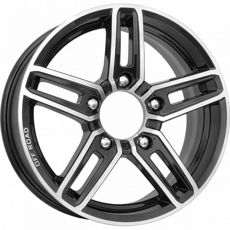 КиК Дон 6.5x16/5x139.7 ET40 D98 алмаз_черный