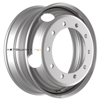 Kronprinz/Accuride 7,5x22,5/10x335 ET152,2 D281 M22 Silver (RZB15107OE) (12,8 мм) КАМАЗ-65115, Автобусы ЛАЗ, ЛИАЗ 3 250 кг внеш.