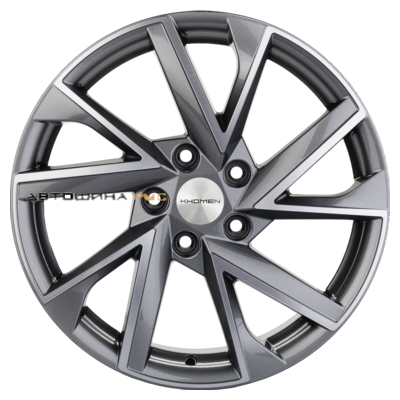 Khomen Wheels 7x17/5x112 ET45 D57,1 KHW1714 (Karoq) Gray-FP