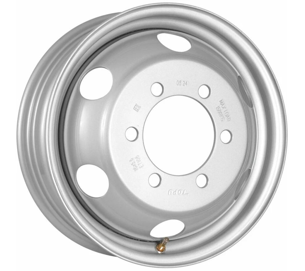 TOPU Колесо дисковое SRW(TOPU) 5,5x16 6x170 ET106 D130 T8 Газель (1150кг) Silver