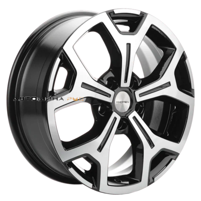 Khomen Wheels 6,5x17/5x108 ET33 D60,1 KHW1710 (Chery Tiggo 7pro) Black-FP