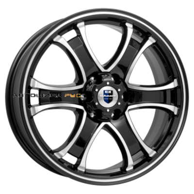 K&K 7,5x18/6x114,3 ET38 D67,1 Балеар (КС727) Алмаз черный