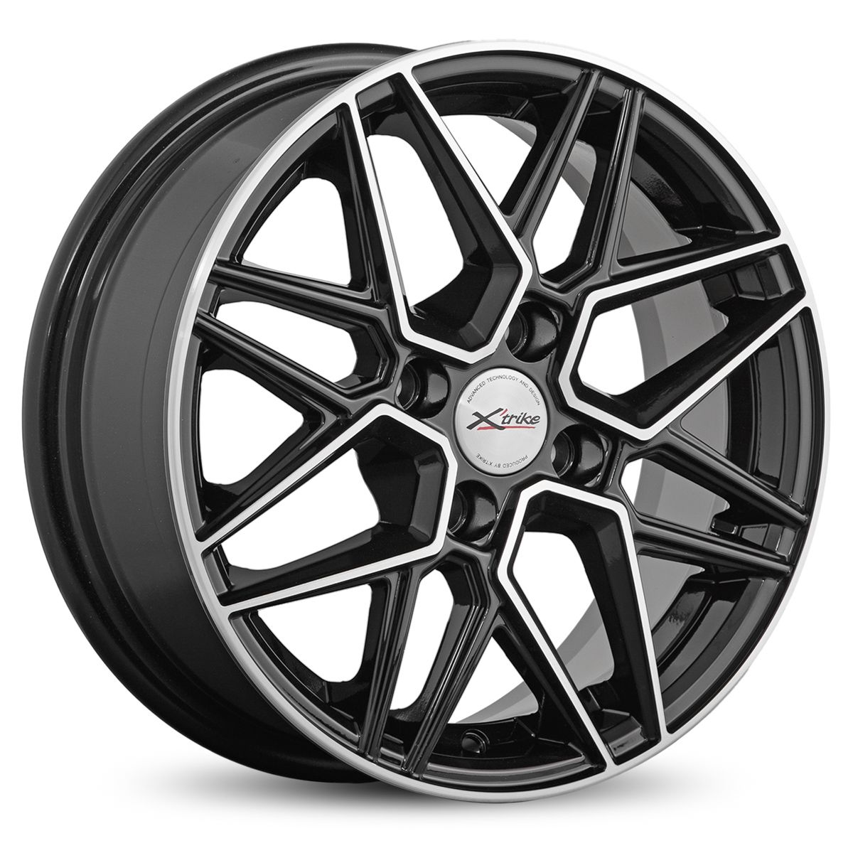 Xtrike X'trike  X-147  5,5\R14 4*98 ET35  d58,6  BK/FP  [820927AZ]  Fb max 480 kg