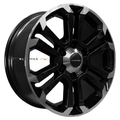 Khomen Wheels 7,5x18/6x139,7 ET25 D106,1 KHW1817 (LC Prado) Black-FP