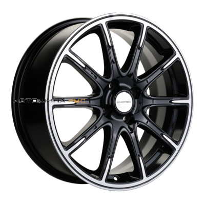Khomen Wheels 6,5x17/4x100 ET50 D60,1 KHW1707 (Lada Vesta) Black-FP
