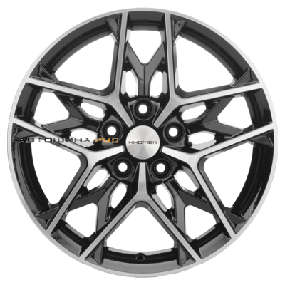 Khomen Wheels 7x17/5x114,3 ET50 D67,1 KHW1709 (CX-5/Seltos/Optima) Black-FP