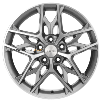 Khomen Wheels 7x17/5x114,3 ET45 D60,1 KHW1709 (Changan/Geely/Lexus/Toyota) Gray-FP