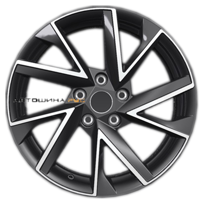 Khomen Wheels 7x17/5x112 ET45 D57,1 KHW1714 (Karoq) Black-FP