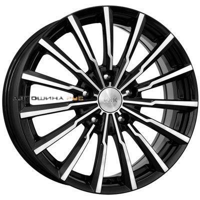 K&K 5,5x14/4x98 ET40 D58,5 Акцент (КС641) Алмаз черный