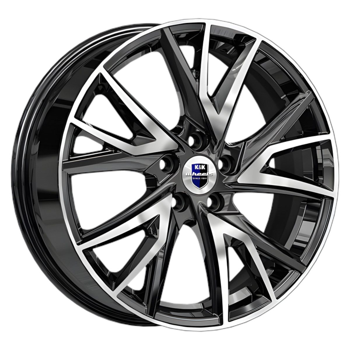 КиК  Кайлас (КС1054)  6,5\R18 5*108 ET33  d60,1  Алмаз черный  [80550]  <С>  Fb max 640 kg