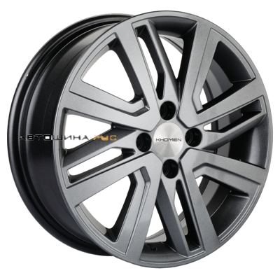 Khomen Wheels 6x16/4x100 ET41 D60,1 KHW1609 (XRay) G-Silver