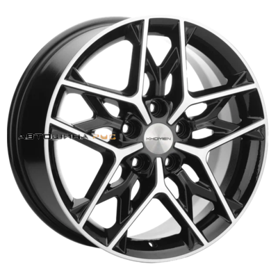 Khomen Wheels 7x17/5x114,3 ET48 D67,1 KHW1709 (Kia K5) Black-FP