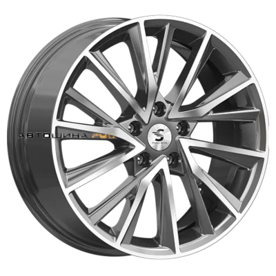 Premium Series 7,5x18/5x108 ET47 D60,1 КР010 (Tiggo 8 Pro) Diamond Gloss Graphite
