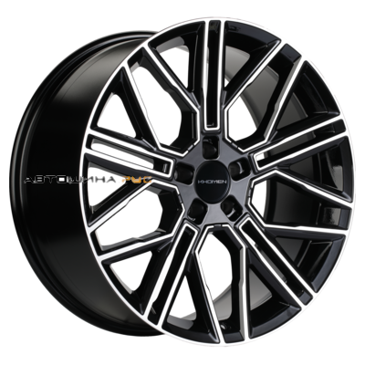 Khomen Wheels 9,5x21/5x112 ET36 D66,6 KHW2101 (E-tron) Black-FP