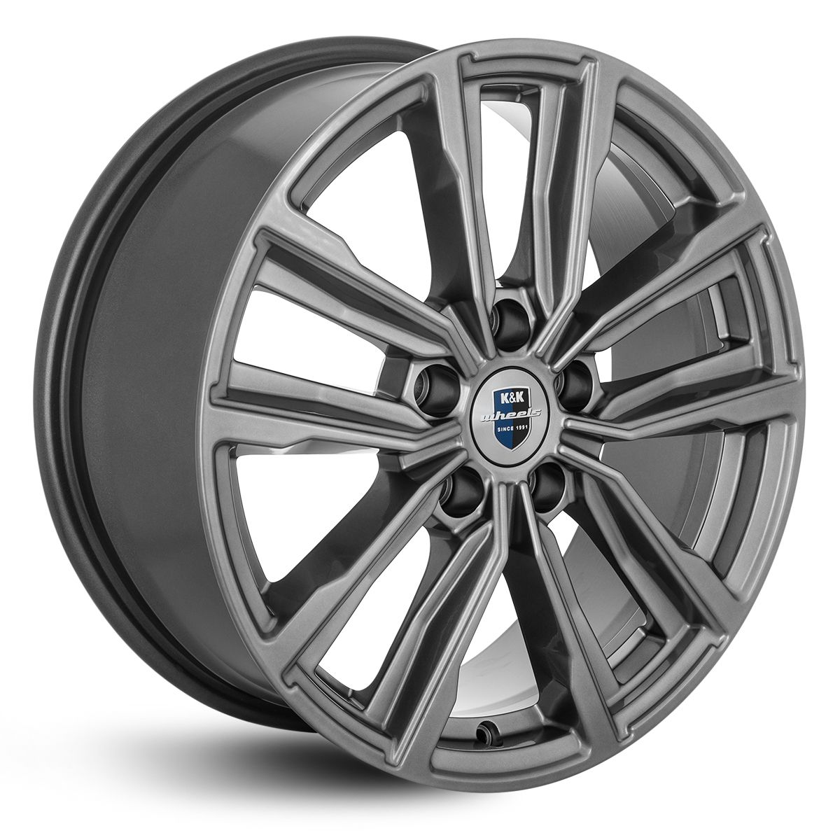 КиК  Лацио (КС964)  7,5\R17 5*112 ET40  d57,1  Дарк платинум  [77384]  <С>  Fb max 655 kg