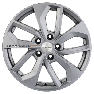 Khomen Wheels 7x17/5x112 ET40 D57,1 KHW1703 (Kodiaq/Tiguan) G-Silver