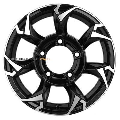 Khomen Wheels 5,5x15/5x139,7 ET5 D108,1 KHW1505 (Jimny) Black-FP