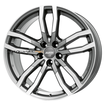 Alutec 9,5x21/5x112 ET53 D66,5 DriveX Metal Grey Front Polished