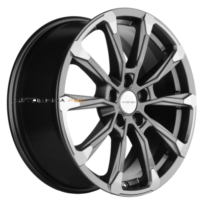 Khomen Wheels 7,5x18/5x112 ET43 D57,1 KHW1808 (Kodiaq/Tiguan) Gray-FP