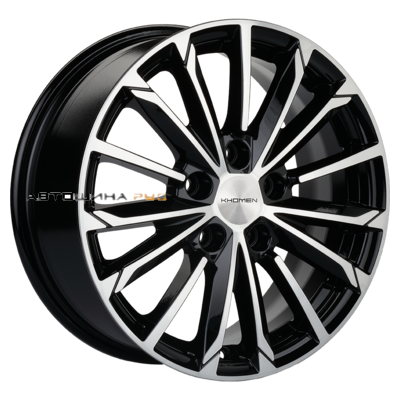 Khomen Wheels 6,5x16/5x114,3 ET44 D67,1 KHW1611 (Huyndai/Kia) Black-FP