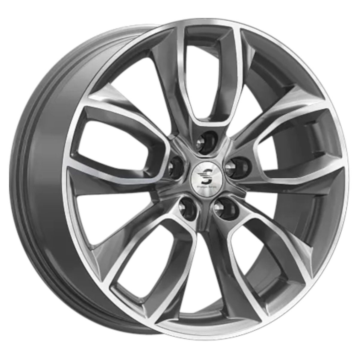СКАД Premium  КР001 (18Hongqi H5 II)  7,0\R18 5*114,3 ET45  d67,1  Diamond gloss graphite  [84284]  Fb max 700 kg