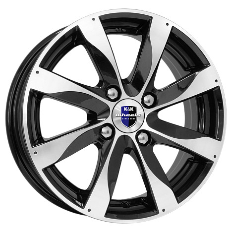 КиК Джемини 6x15/4x100 ET48 D60.1 алмаз_черный