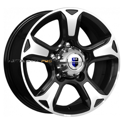 K&K 7x16/5x139,7 ET35 D108,5 Атлант (КС757) Алмаз черный
