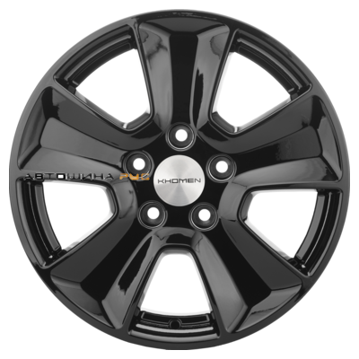 Khomen Wheels 6,5x16/5x108 ET45 D60,1 KHW1601 (Chery Tiggo 3/Tiggo 3 Pro) Black
