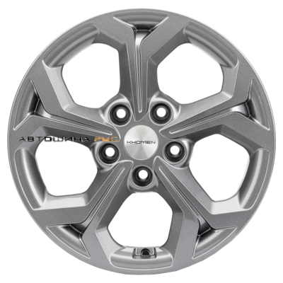 Khomen Wheels 6,5x16/5x108 ET50 D63,3 KHW1606 (Focus) Gray