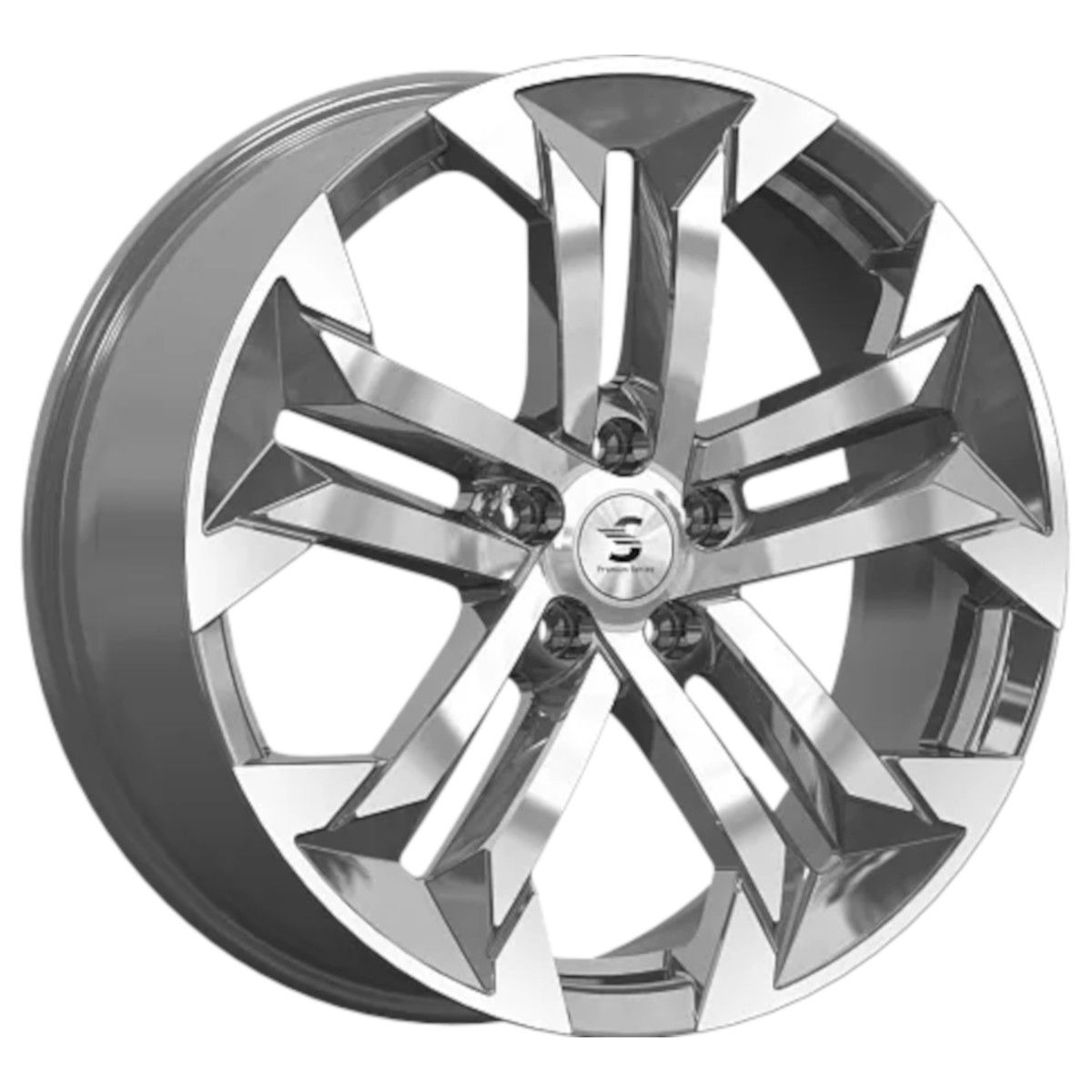 СКАД Premium  КР015 (19CX-5)  7,5\R19 5*114,3 ET45  d67,1  Diamond gloss graphite  [79381]  Fb max 750 kg