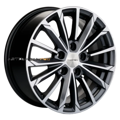 Khomen Wheels 6,5x16/5x112 ET46 D57,1 KHW1611 (Octavia A7) Gray-FP