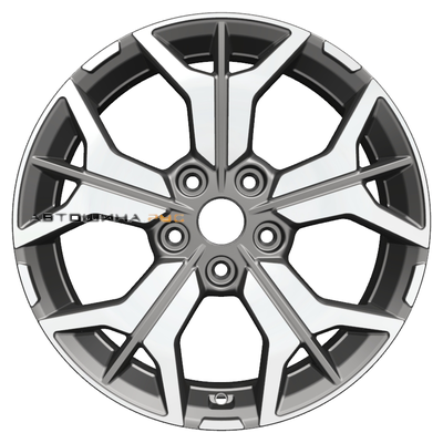 Khomen Wheels 7x17/5x112 ET40 D57,1 KHW1715 (Kodiaq/Tiguan) Gray-FP