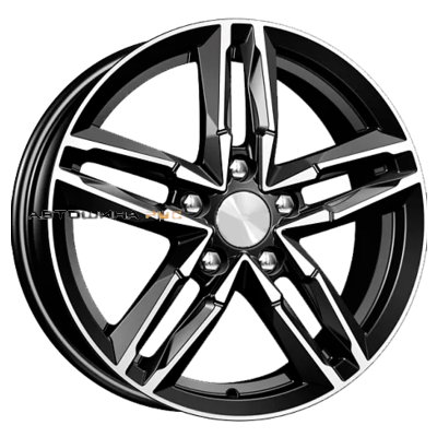 K&K 6x16/5x110 ET45 D63,35 Sayan (КС731M) Алмаз черный
