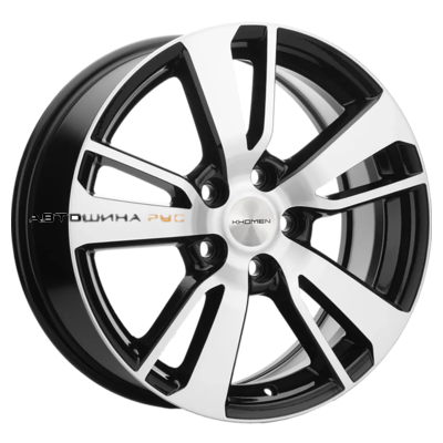 Khomen Wheels 7x17/5x114,3 ET37 D66,5 KHW1704 (Jolion) Black-FP
