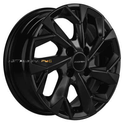 Khomen Wheels 5,5x14/4x100 ET46 D54,1 KHW1402 (Alsvin/Getz/i20) Black