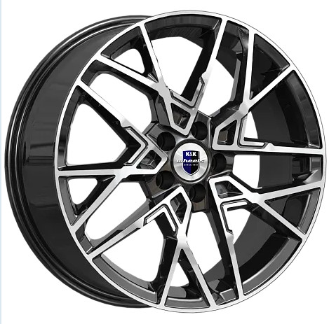 КиК Вудроф 7x18/5x114.3 ET49 D67.1 алмаз_черный