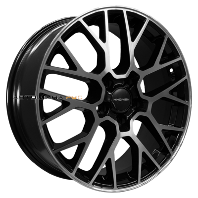 Khomen Wheels 7x18/5x112 ET45 D57,1 KHW1818 (Karoq) Black-FP