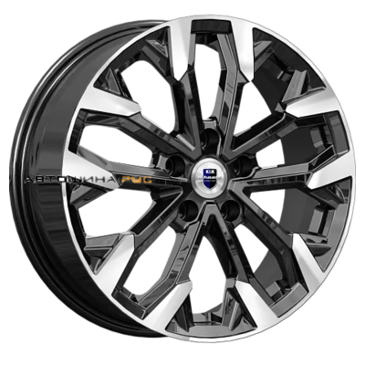 K&K 6,5x17/5x108 ET43 D65,1 Морейн (КС1046) Алмаз черный