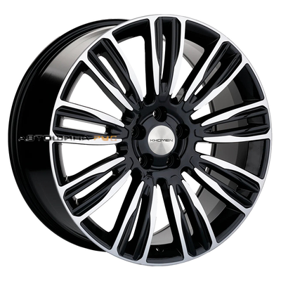 Khomen Wheels 8,5x20/5x108 ET45 D63,4 KHW2004 (Velar) Black-FP
