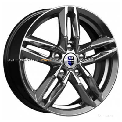 K&K 6x16/5x100 ET38 D57,1 Sayan (КС731) Дарк платинум