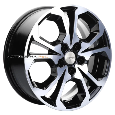 Khomen Wheels 6,5x17/5x108 ET43 D65,1 KHW1711 (DFM AX 7) Black-FP