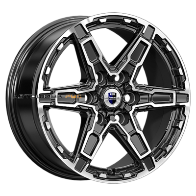 K&K 8x18/6x114,3 ET25 D66,1 Дистрикт (КС1159) Алмаз черный