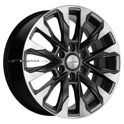 Khomen Wheels 8x20/6x139,7 ET38 D67,1 KHW2010 (Pajero IV) Gray-FP