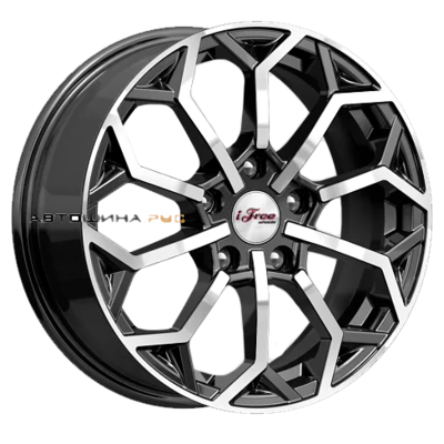 iFree 6,5x16/5x100 ET38 D67,1 Спейс-Нидл (КС1000) Блэк Джек