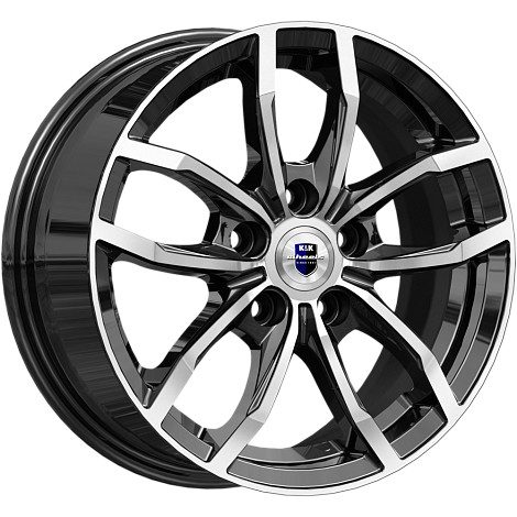 КиК Фрост 6.5x15/5x100 ET38 D57.1 алмаз_черный